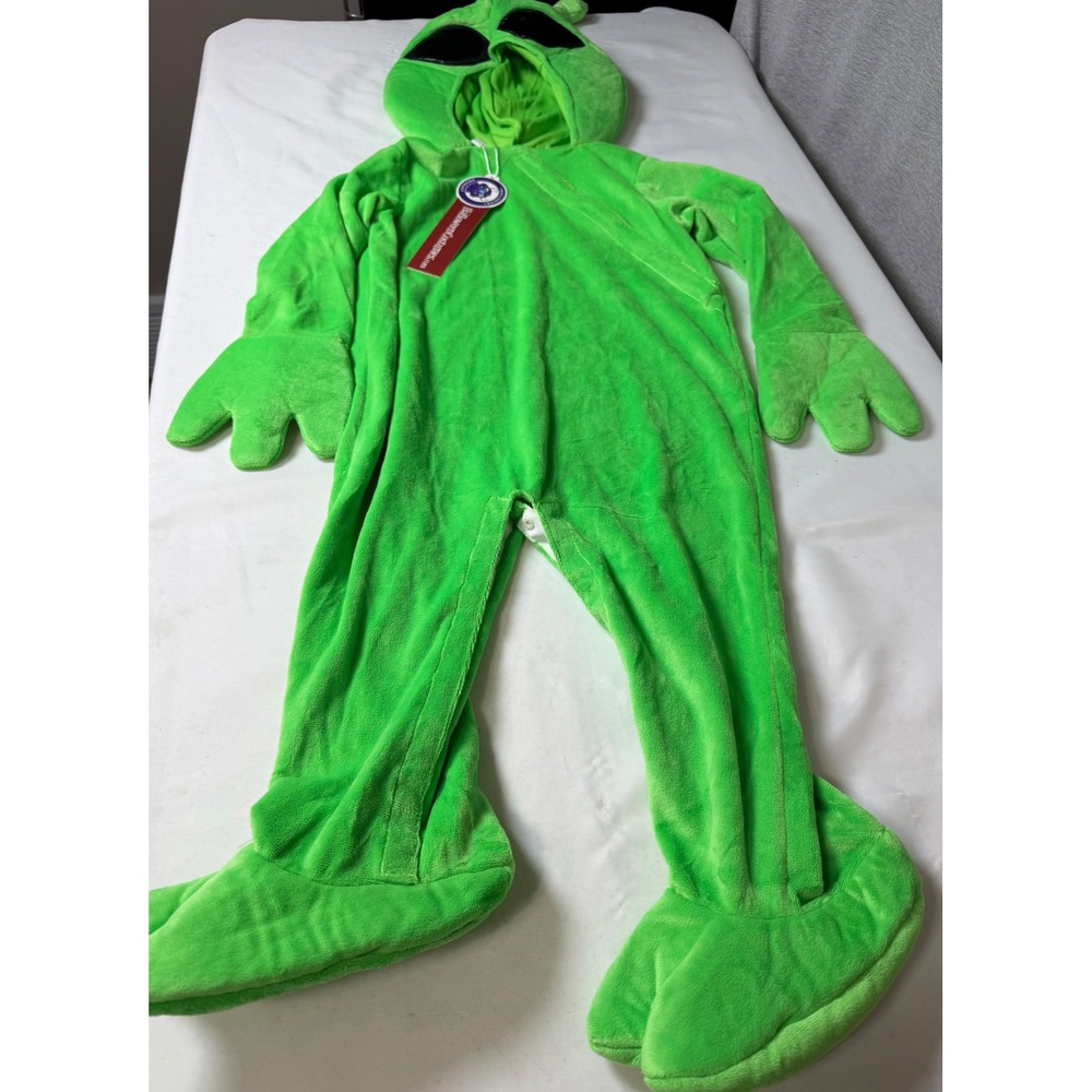 HalloweenCostumes Green Alien Plush Jumpsuit Costume Kids 12-18M MR012023-40380